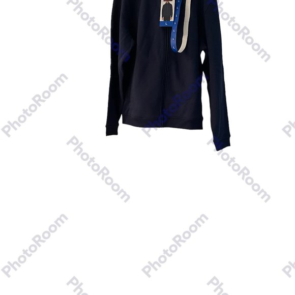 Men's Full Zip Hoodie Jacket, Kirkland signature, L, Blue, NWT - Picture 2 of 12